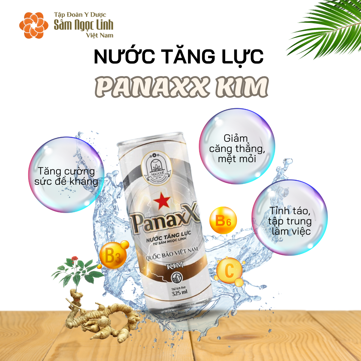 Nước tăng lực PanaxX Kim